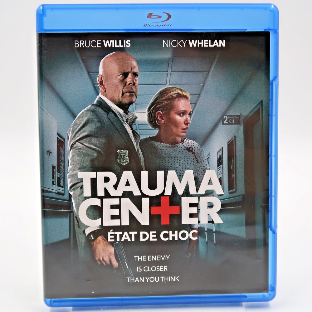 Trauma Center Blu-ray 2019 Bruce Willis Nicky Whelan Action Thriller Movie
